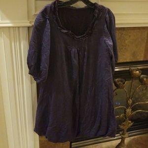 100% Silk Purple dress Purchased In Spain, Barcelona